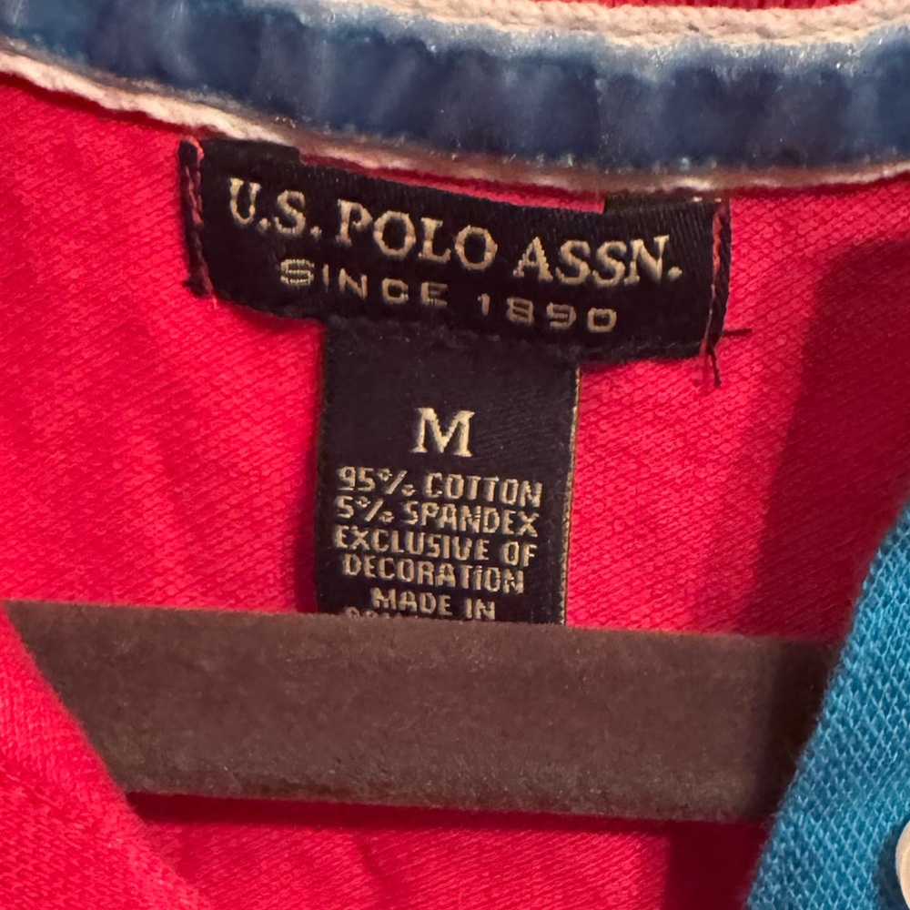 U.S. Polo Assn. Pink womens Polo dress M - Picture 3 of 3